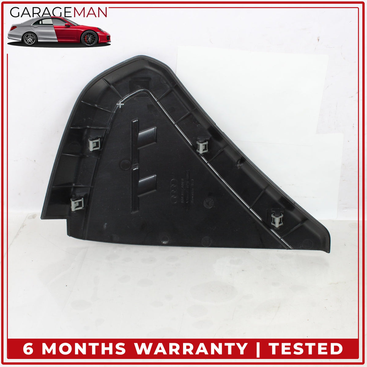 2016-2023 Audi TTS 8S Left and Right Side Dashboard End Cap Trim Panel Set OEM