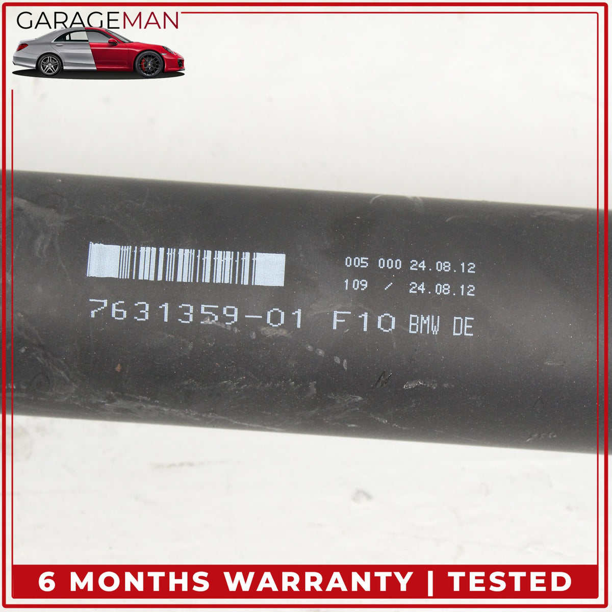 2013-2019 BMW 650i F06 AWD 4.4L Rear Propeller Driveshaft 7631359 OEM