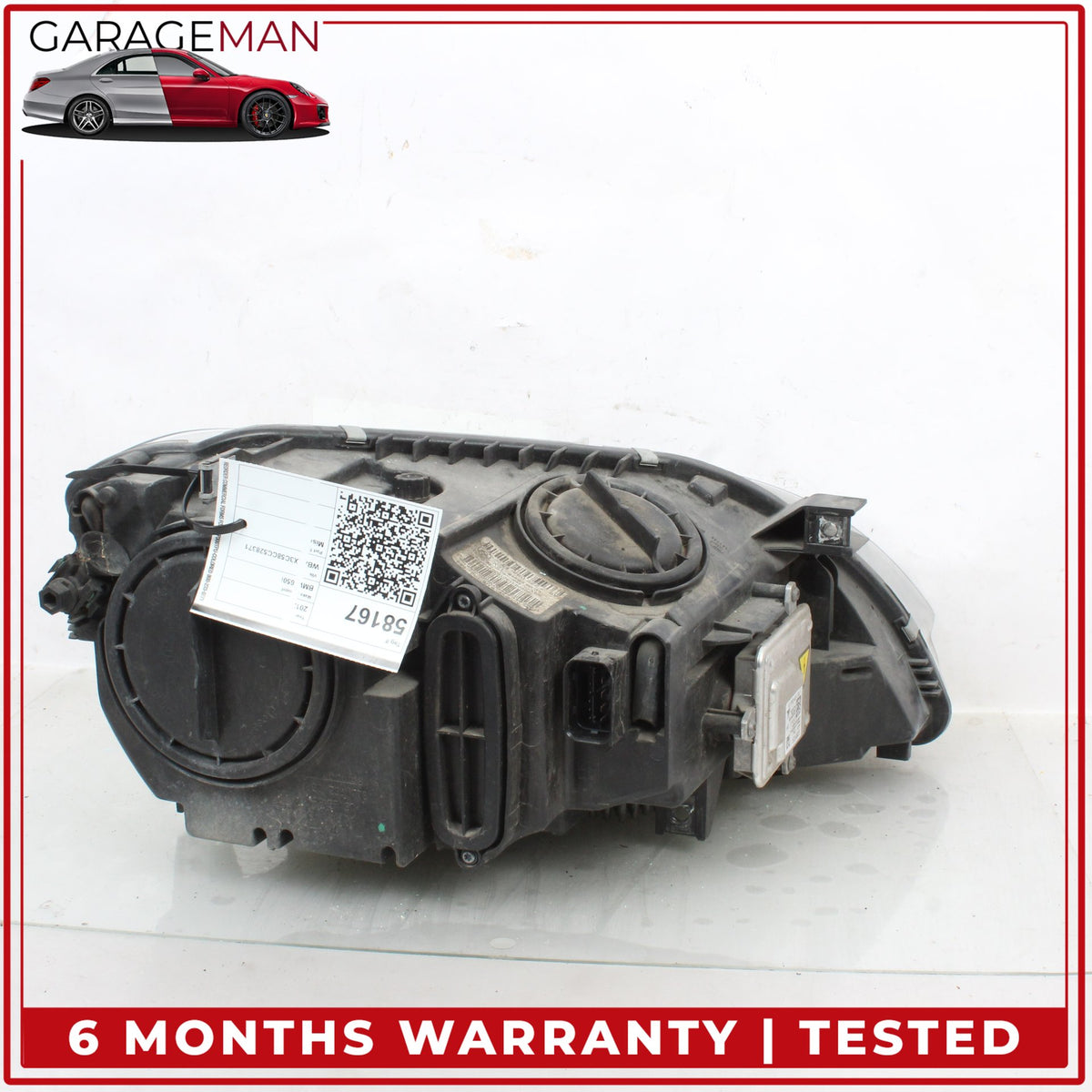 2012-2015 BMW 650i F13 Front Left Side Xenon Head Light Lamp 7272017 OEM