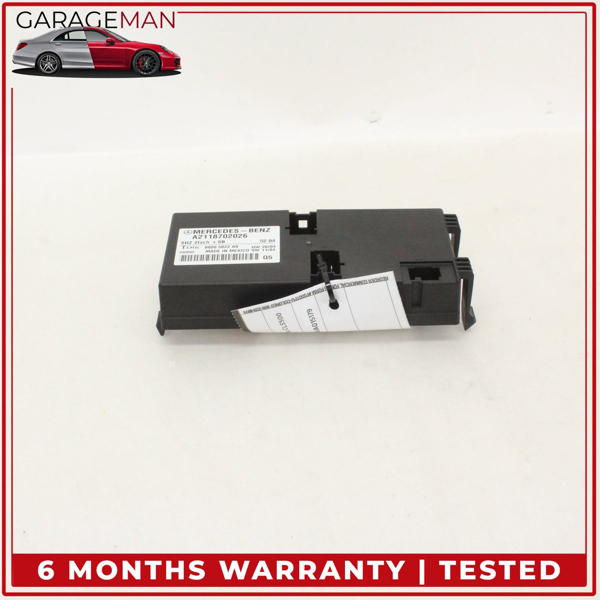 2006-2013 Mercedes W219 CLS500 Heated Seat Control Module Unit 2118702026 OEM