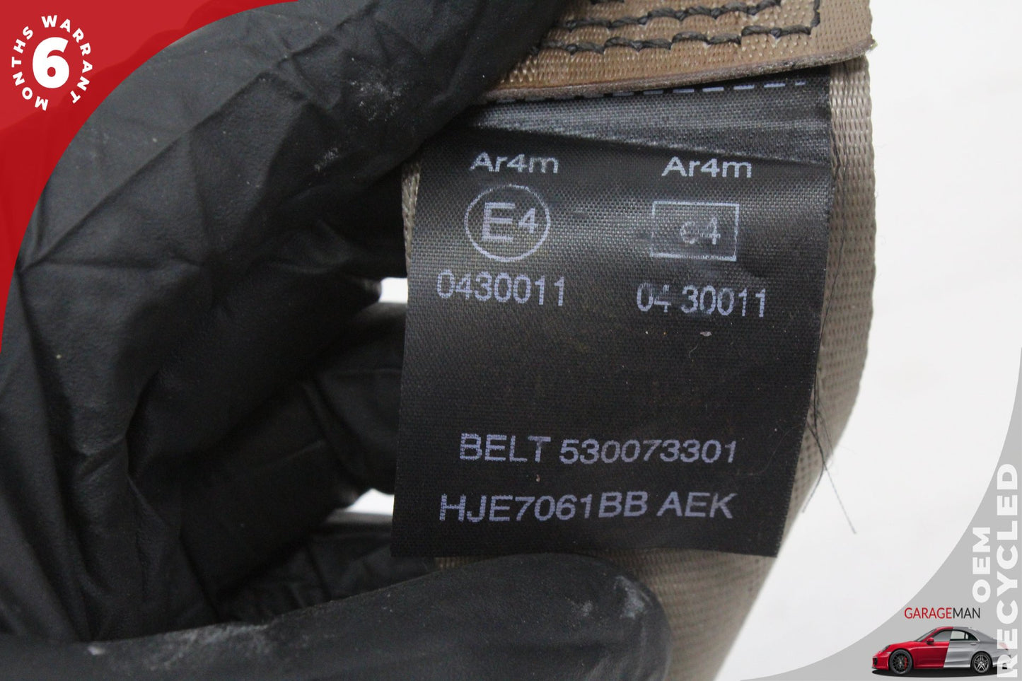 2001-2006 Jaguar XK8 X100 Rear Left Side Seat Belt Retractor HJE7061BB OEM