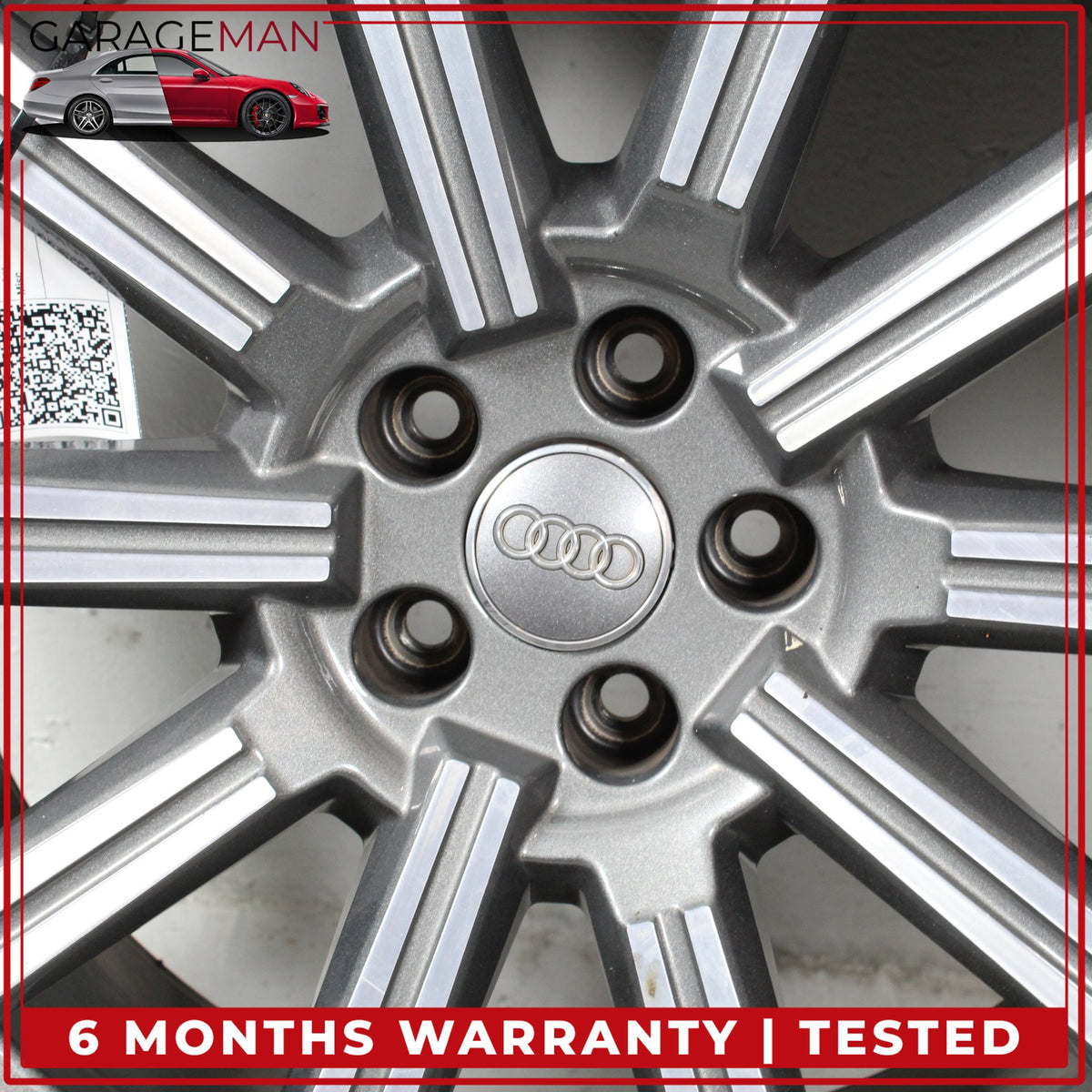 2017-2025 Audi Q7 SQ7 10 Spoke Wheel Rim w/ Tire 9JX20H2 ET33 4M0601025AD OEM