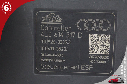 2007-2009 Audi Q7 ABS Anti Lock Brake Pump Module 4L0614517A OEM