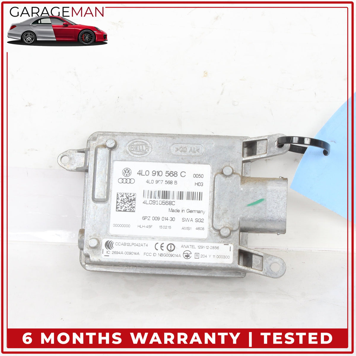 2009-2015 Audi Q7 Rear Left Side Lane Change Assist Blind Spot Sensor Module OEM