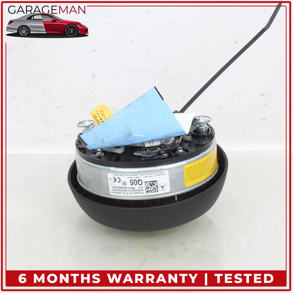 2019-2023 Mercedes W177 A220 A250 CLA250 Steering Wheel Airbag 0008604201 OEM