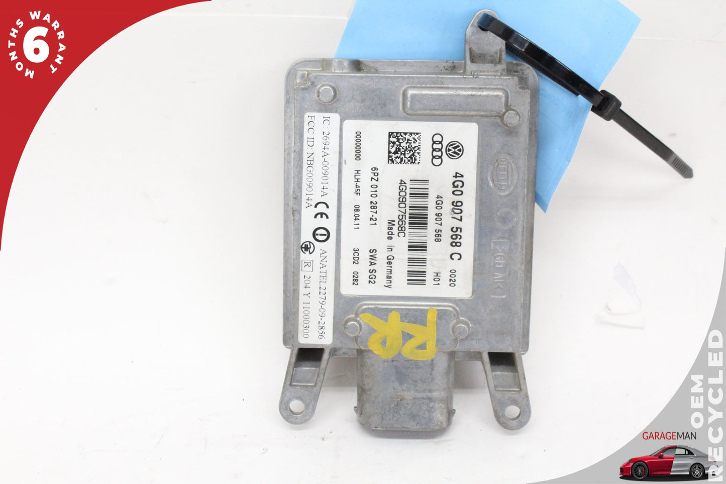 2012-2018 Audi A7 A6 Rear Right Side Blind Spot Radar Sensor 4G0907568C OEM