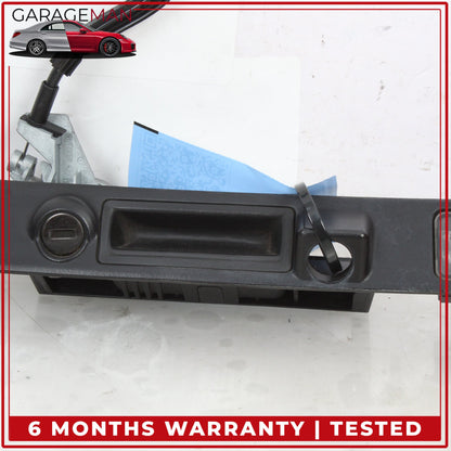2011-2018 Audi A8 S8 Rear Trunk Lid License Plate Panel w/ Lock Cylinder OEM