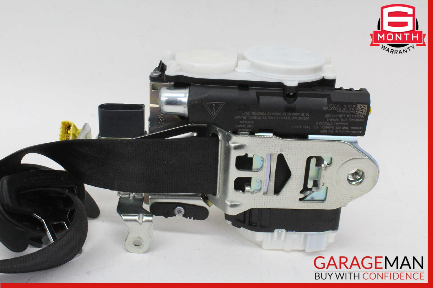 2012-2018 Audi A7 A6 Front Right Passenger Side Seat Belt Black 4G8857706G OEM