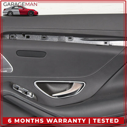 2014-2017 Mercedes W222 S550e Rear Right Side Interior Door Trim Panel Black OEM