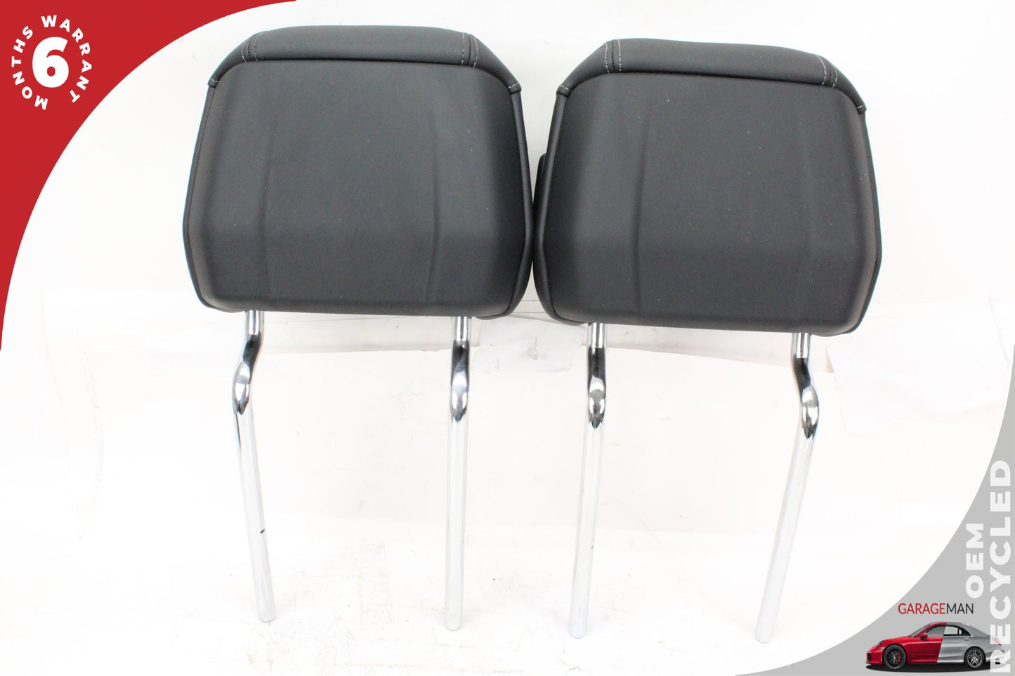 2022-2025 Audi Q4 E-Tron Front Left and Right Side Seat Headrest Set Black OEM