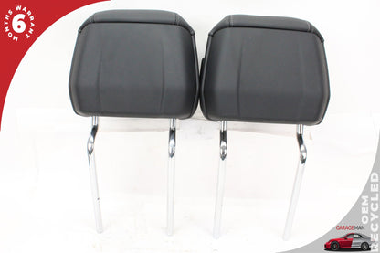 2022-2025 Audi Q4 E-Tron Front Left and Right Side Seat Headrest Set Black OEM