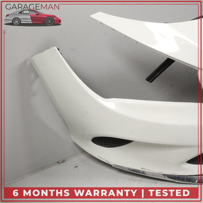 2017-2019 Mercedes C117 CLA250 Sedan Front Bumper Cover Calcite White OEM