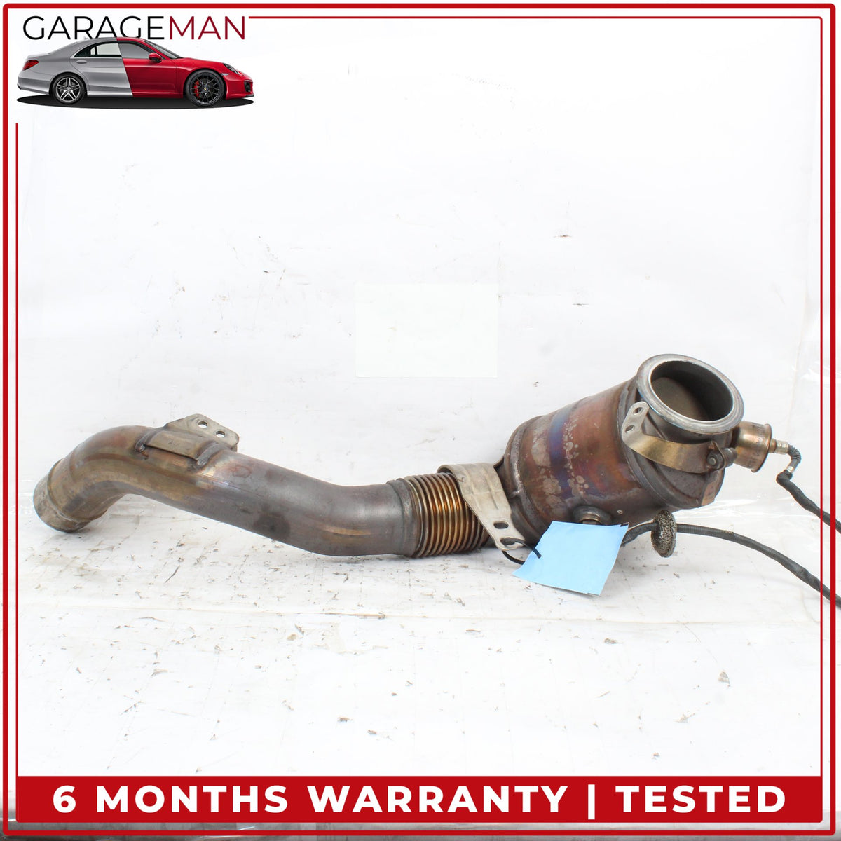 2010-2015 BMW 650i 550i 4.4L V8 Left and Right Side Exhaust Downpipe 7618674 OEM