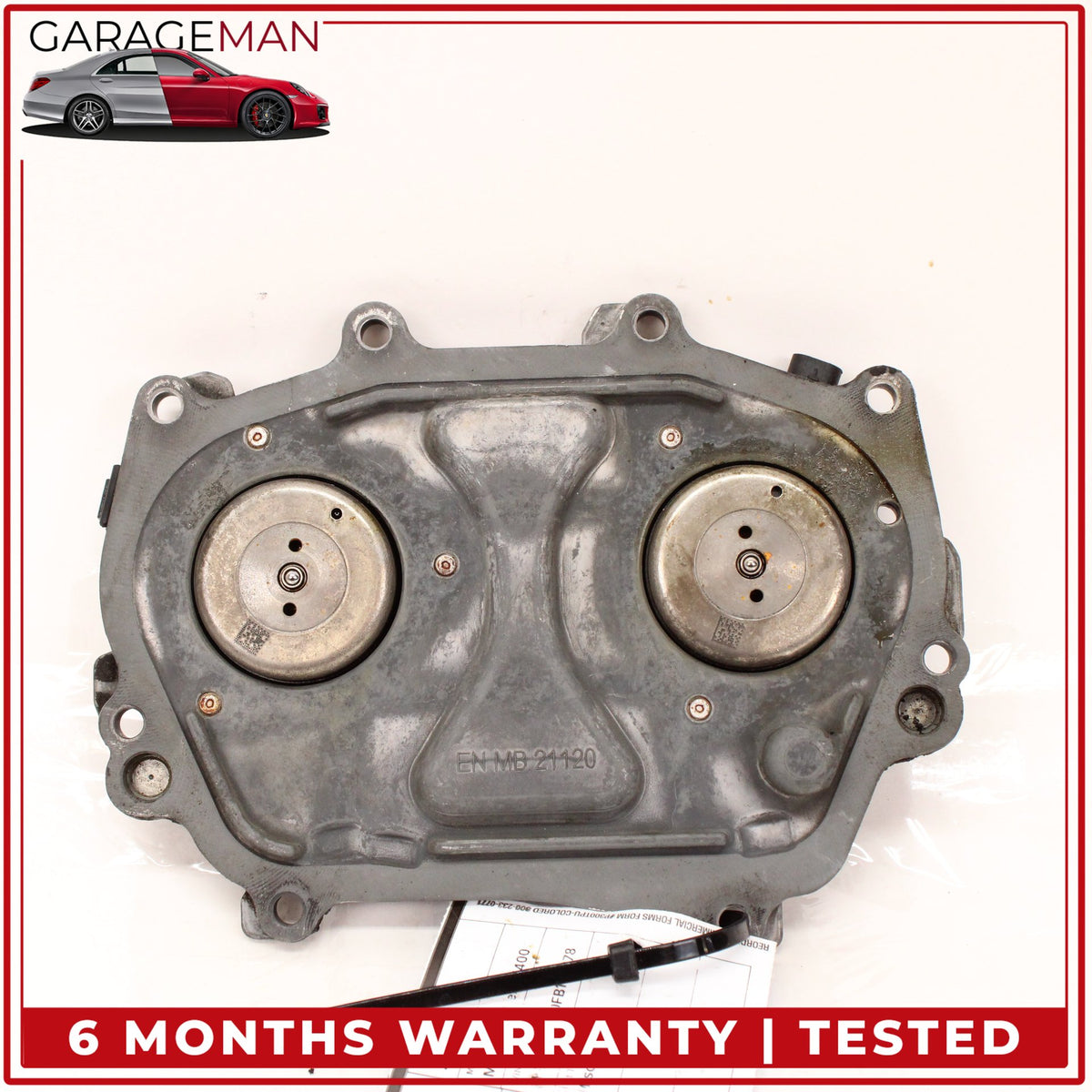 2012-2018 Mercedes W212 E400 Engine Timing Chain Cover Plate 2760150201 OEM