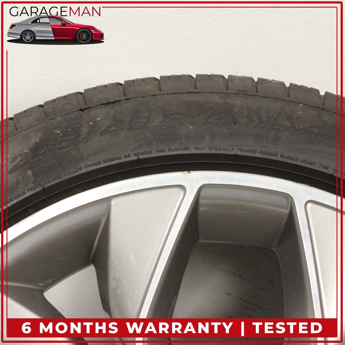 2011-2018 BMW X3 X4 F25 F26 Front or Rear Wheel Rim w/ Pirelli Tire 6862890 OEM
