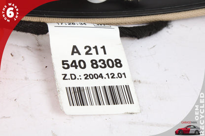 07-09 Mercedes-Benz E350 E-Class W211 Sedan Left Rear Door Trim Panel 2117304962