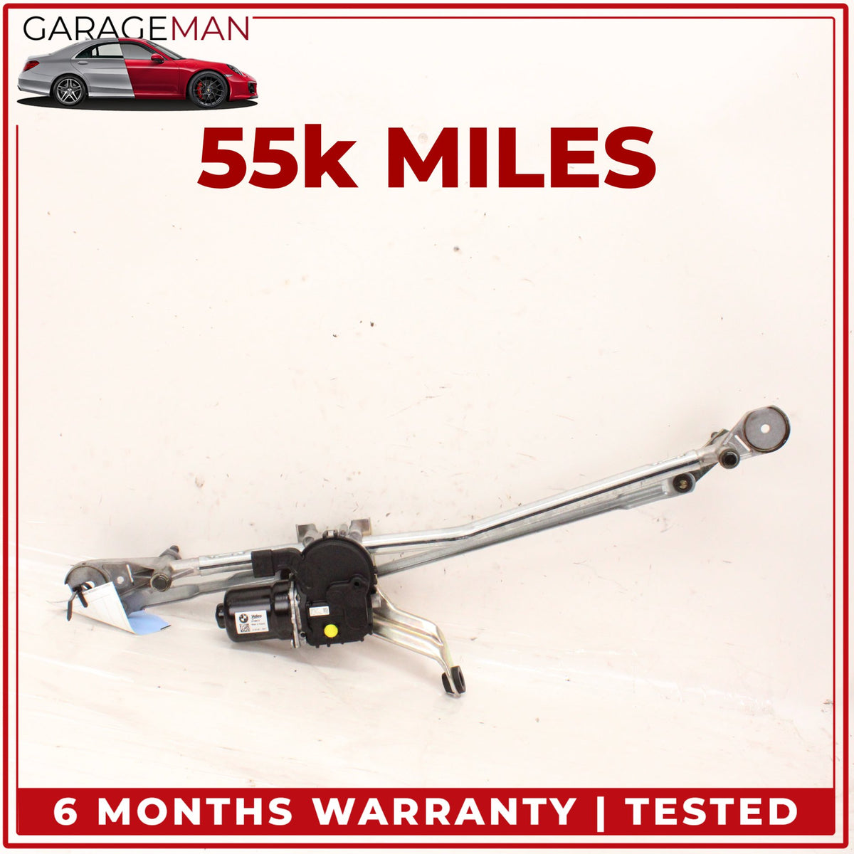 2019-2026 BMW Z4 G29 Front Windshield Wiper Linkage w/ Motor 5A32F47 OEM