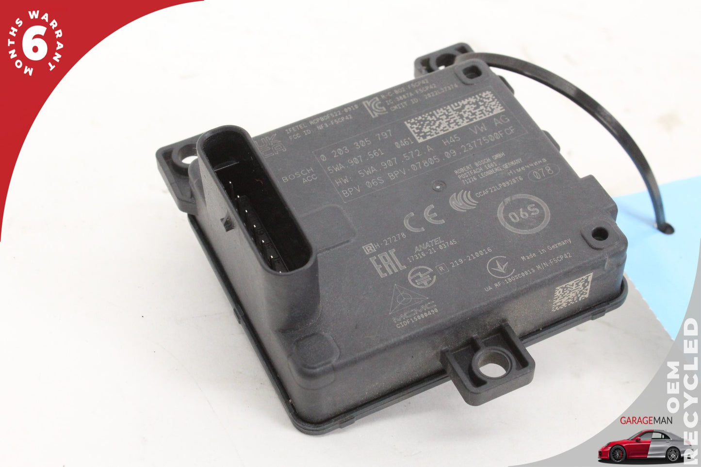 2022-2025 Audi A3 S3 Front Right Cruise Control Distance Sensor 5WA907572A OEM