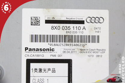 2012-2018 Audi A7 A6 CD DVD Disc Changer Player 8X0035110A OEM