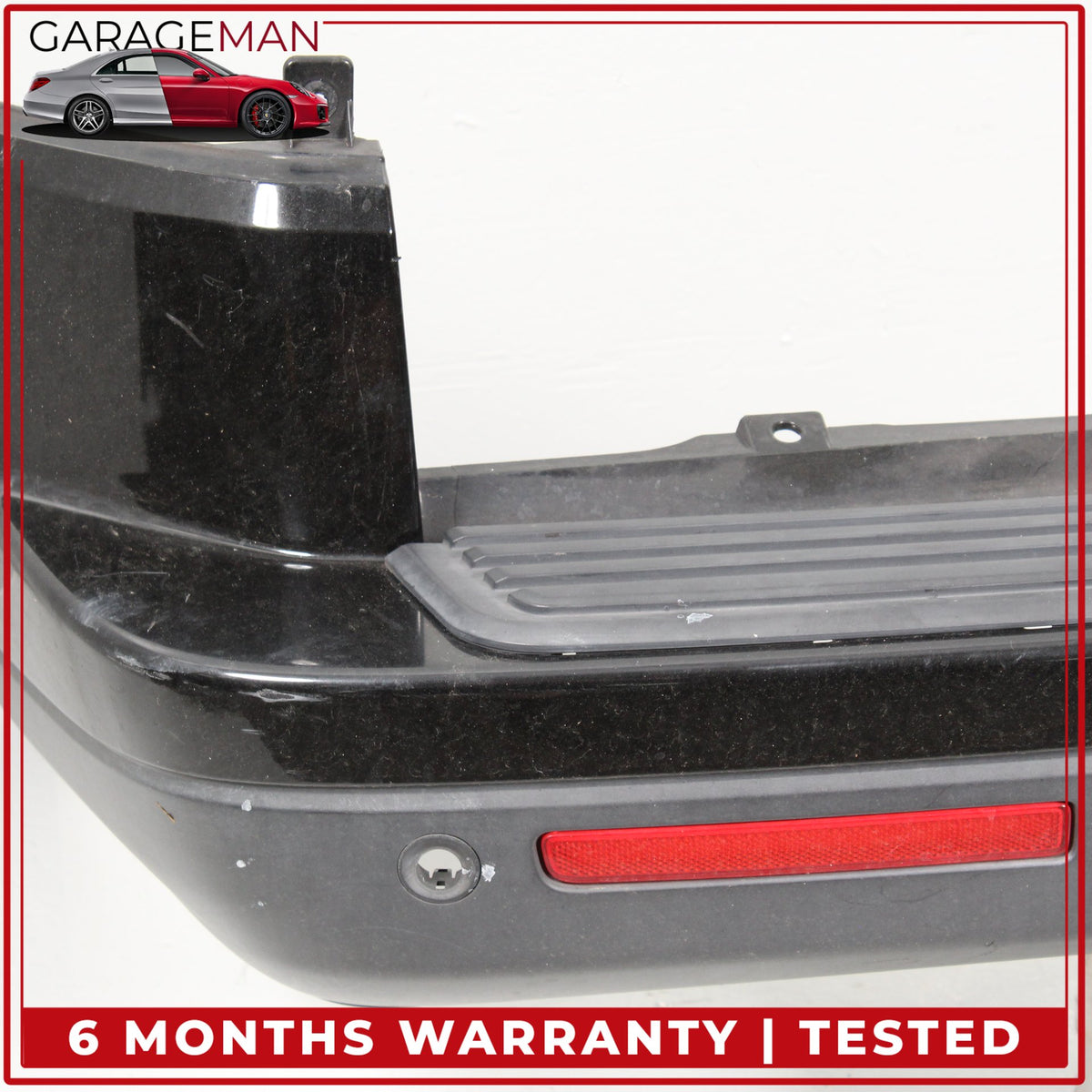 2010-2016 Land Rover LR4 L319 SUV Rear Bumper Cover Santorini Black Metallic OEM