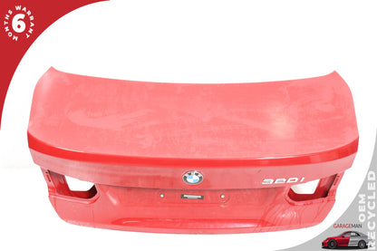 2012-2018 BMW 320i 328i F30 Rear Trunk Lid Shell Panel Assembly Red 7288757 OEM