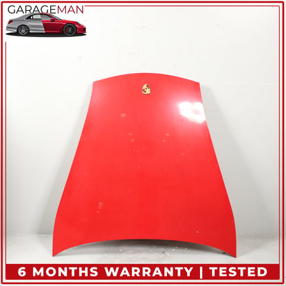 1997-2005 Porsche 911 996 Boxster 986 Front Hood Bonnet Panel Assembly Red OEM