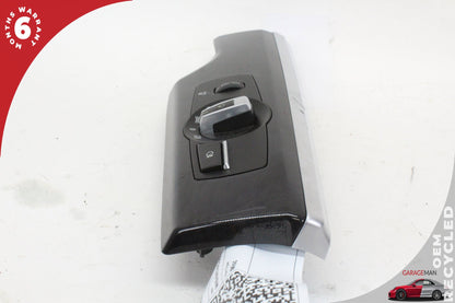 2009-2015 BMW 750i Front Left Side Headlight Switch Control w/ Trim 9192355 OEM