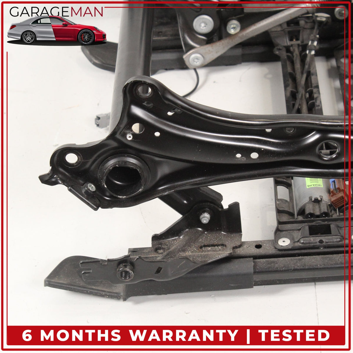 2017-2023 BMW 530e G30 Front Right Lower Seat Track Frame Rail w/ Motors OEM