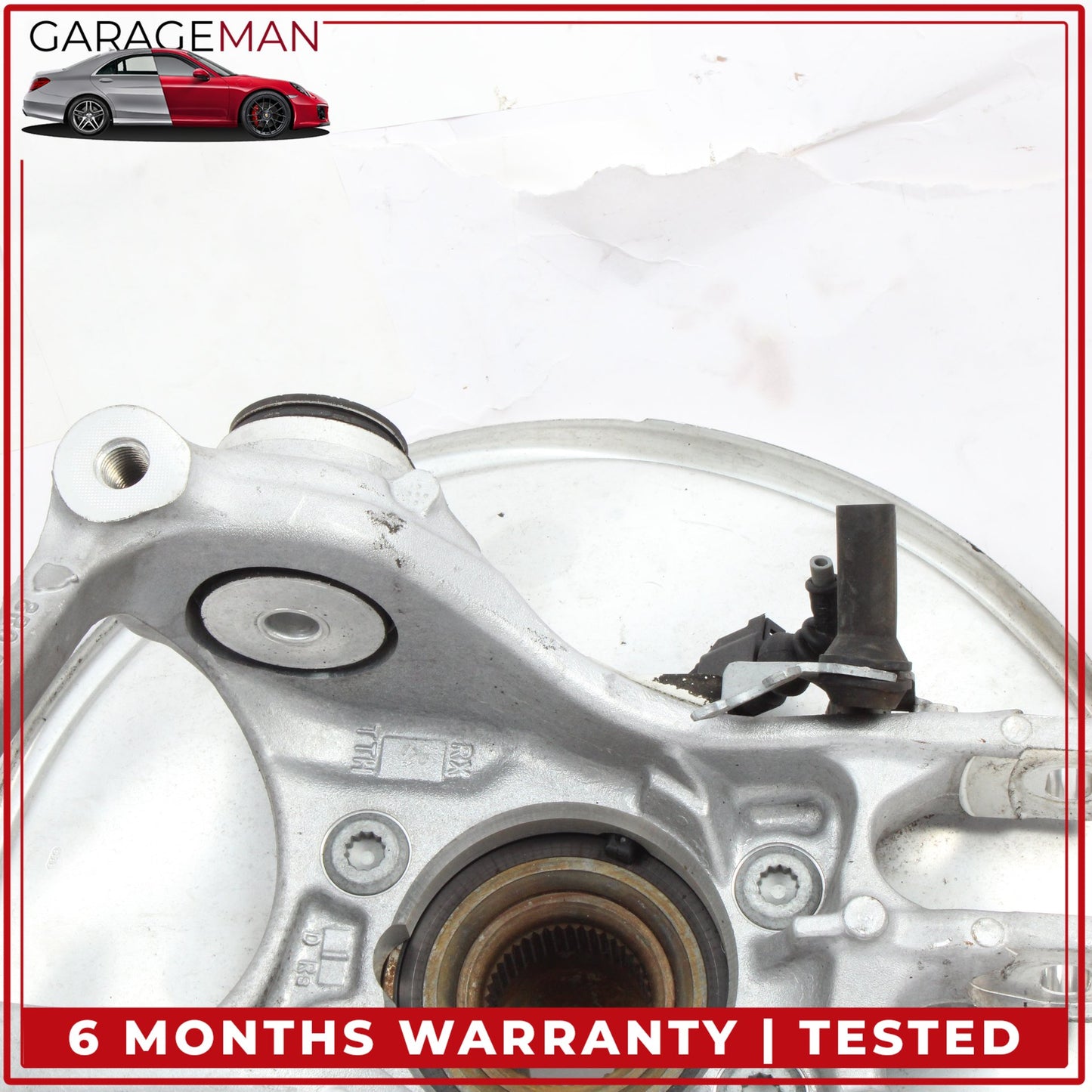 2012-2018 Audi A7 Rear Left Driver Side Spindle Knuckle Wheel Hub 8R0505435C OEM