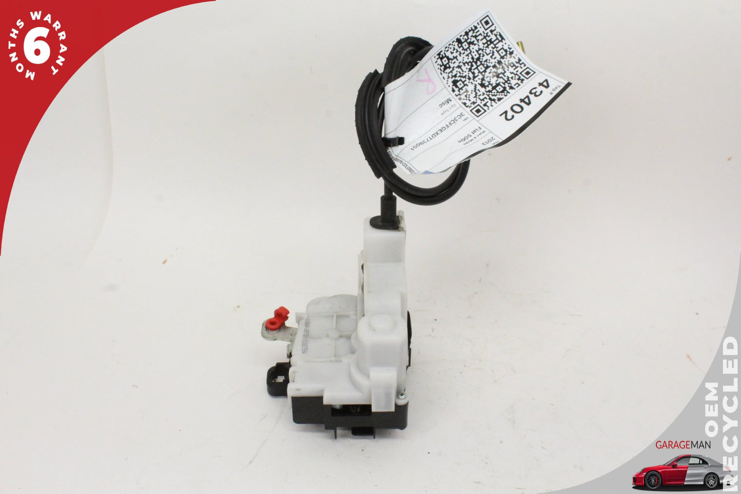 2013 Fiat 500e Hatchback Right Front Door Lock Actuator 51827593
