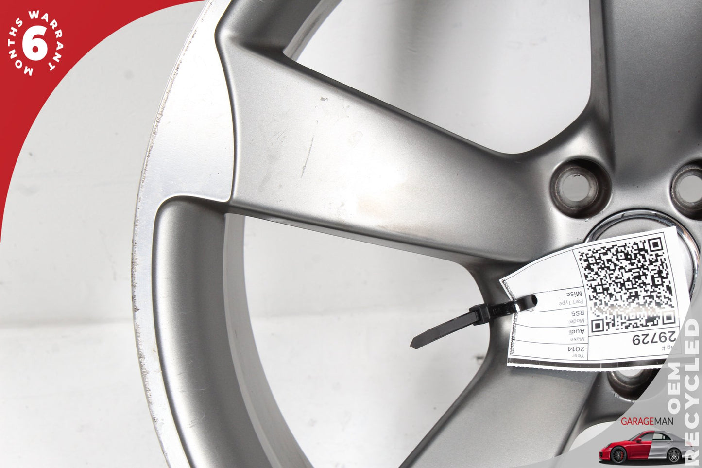 2007-2016 Audi RS5 A5 S5 Front 5 Spoke Wheel Rim 9JX20H2 ET26 8T0601025DH OEM