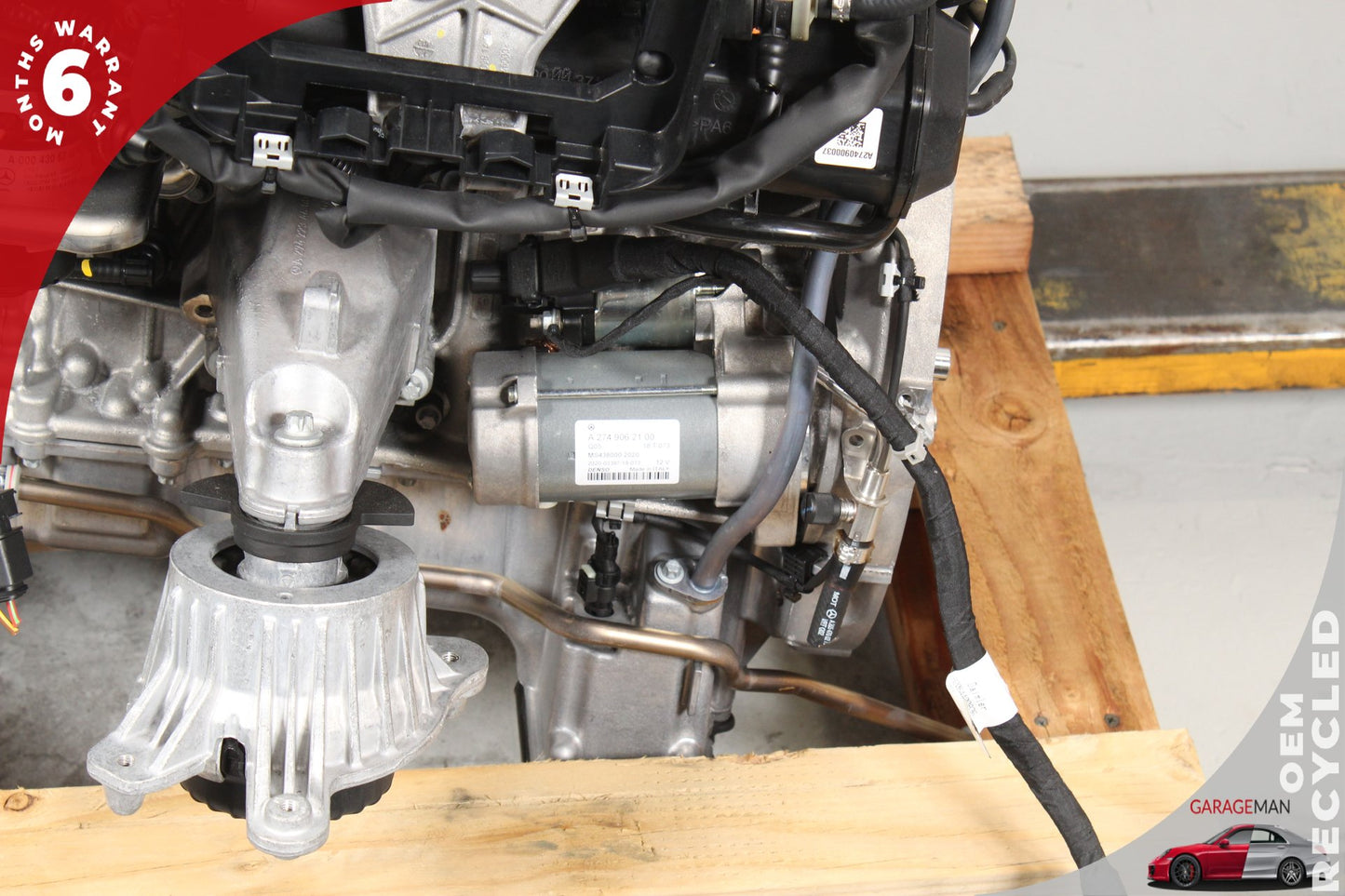 2016-2019 Mercedes W205 C350e RWD 2.0L Engine Motor Assembly M274.920 OEM 75K