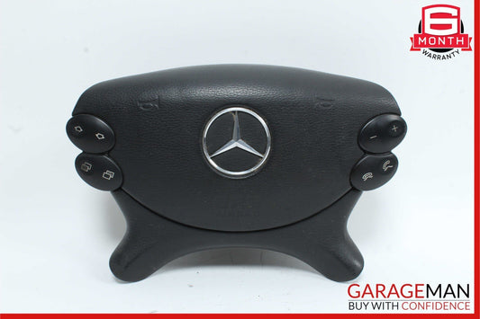 03-12 Mercedes R230 SL500 E350 CLK320 Steering Wheel Airbag Air Bag Black OEM