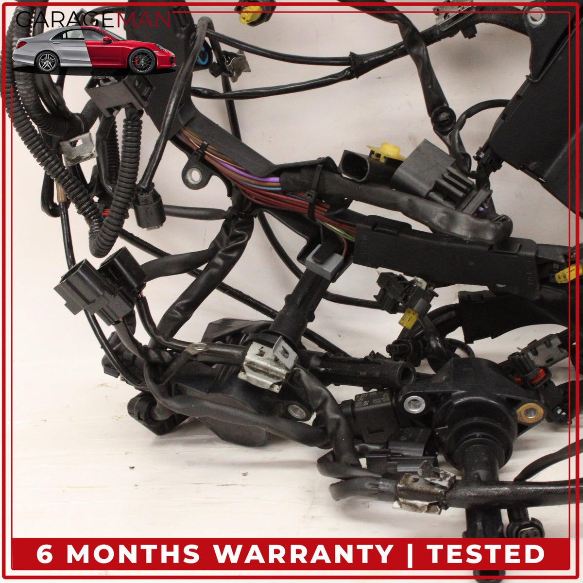 2006-2009 Mercedes W203 C230 Engine Wiring Harness w/ Ignition Coils OEM