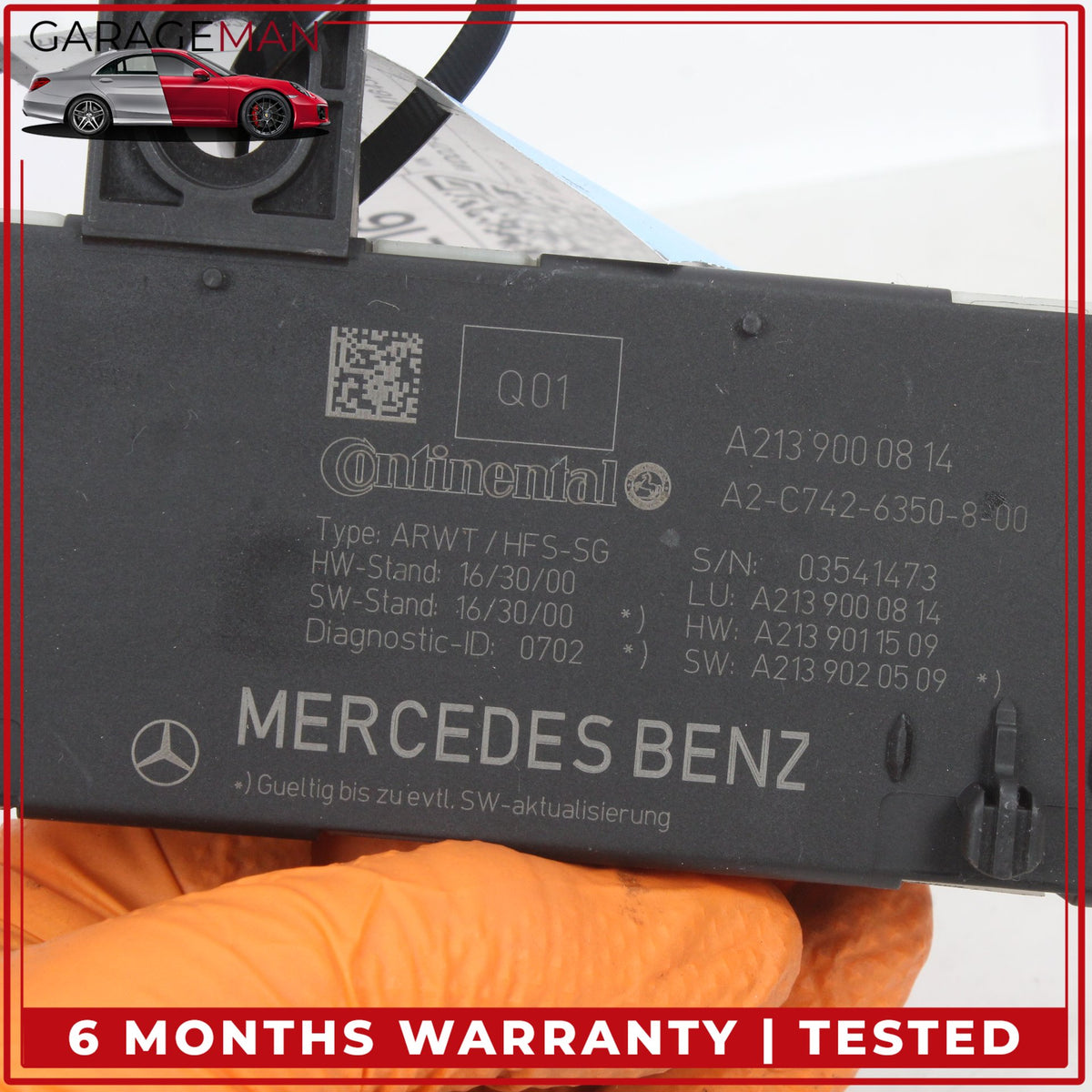 2017-2020 Mercedes W213 E300 Trunk Lid Lift Gate Tail Gate Control Module OEM