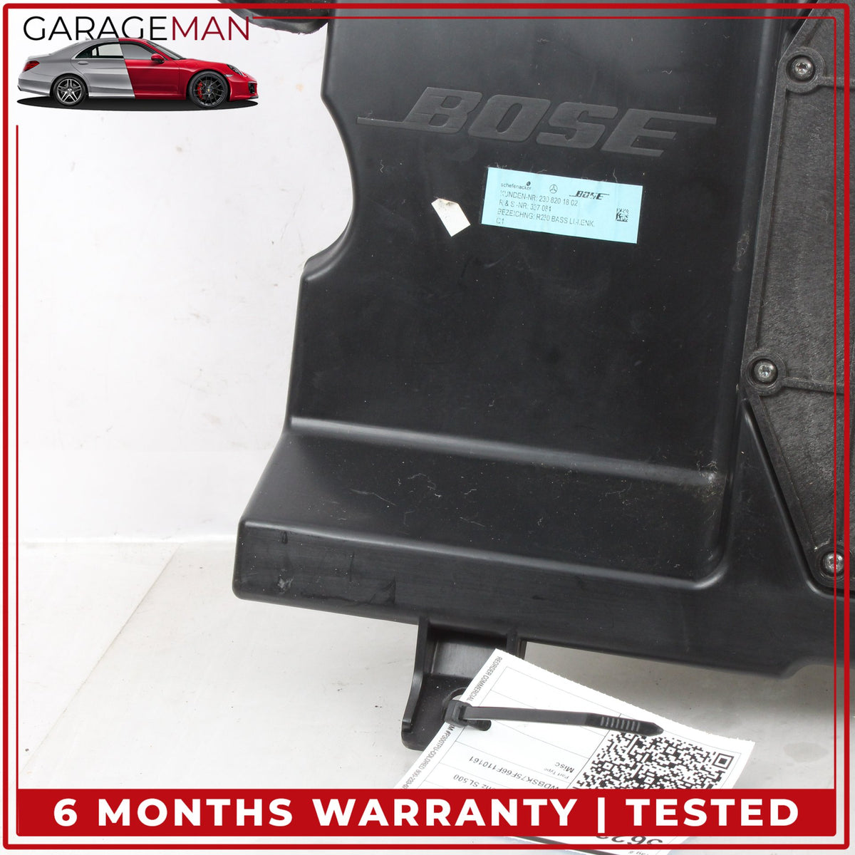 2003-2008 Mercedes R230 SL500 SL55 AMG BOSE Subwoofer Audio Radio Speaker OEM