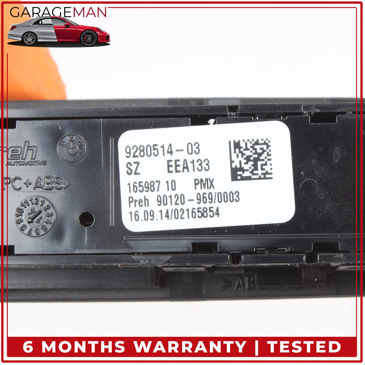2014-2021 BMW i3 I01 Center Console Driving Mode Selector Switch 9280514 OEM