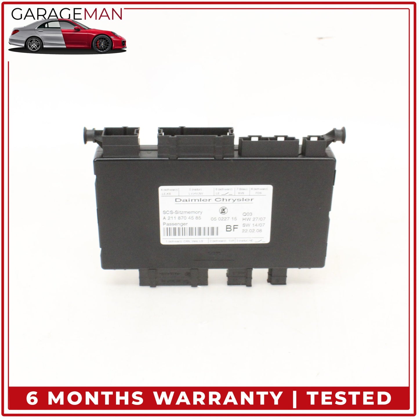 2003-2012 Mercedes W211 E350 Front Right Seat Control Module Unit 2118704585 OEM