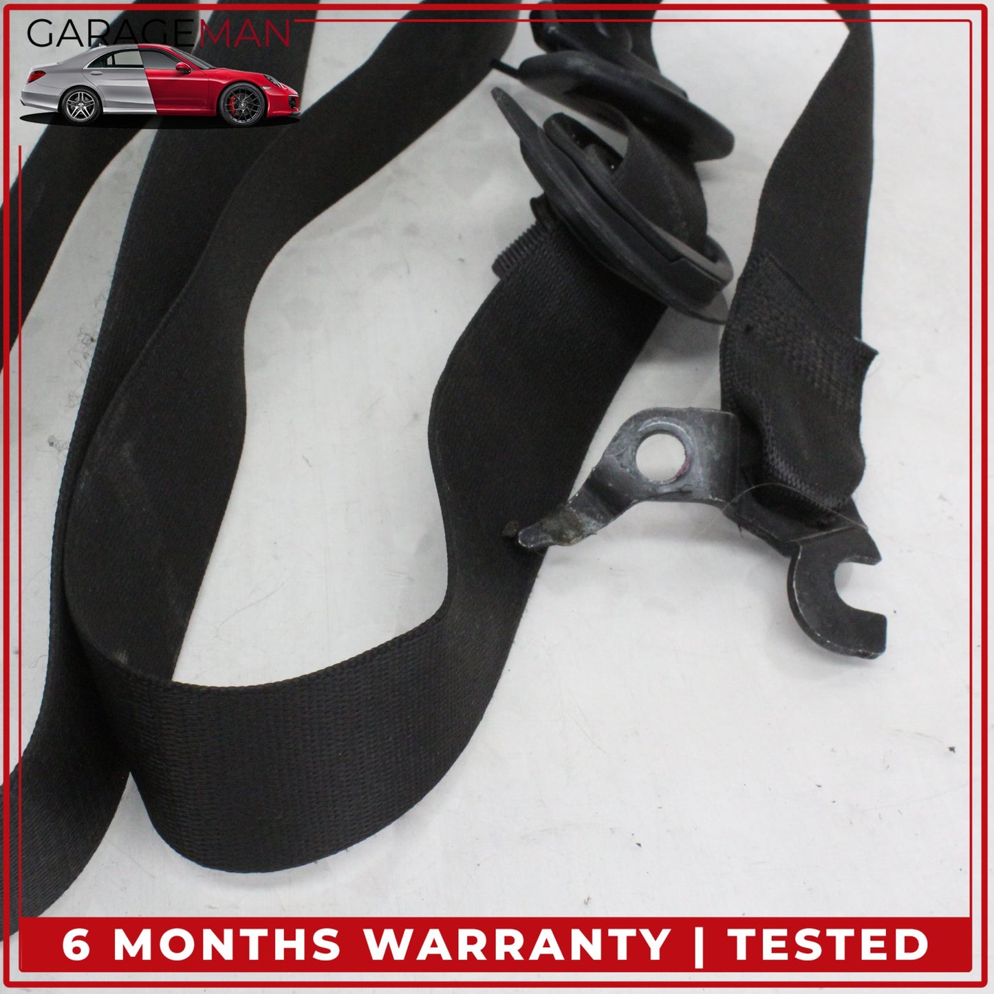 2011-2018 BMW X3 X4 F25 F26 Front Left Driver Side Seat Belt Black OEM