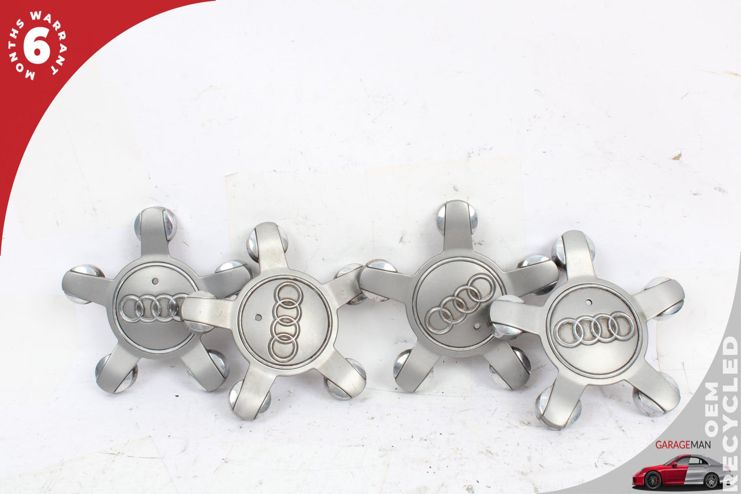 2012-2017 Audi Q5 8R Wheel Center Hub Cap Cover Set of 4 Pc 8R0601165 OEM
