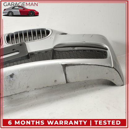 2013-2015 BMW 740i F01 Front Bumper Cover Panel Silver Metallic 7332262 OEM