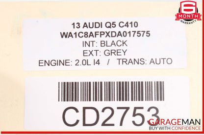 09-17 Audi Q5 A4 Rear Diff Differential Axle Carrier Assembly OEM