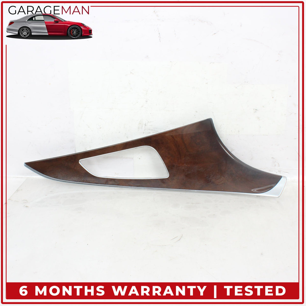 2012-2018 Audi A6 A7 Front and Rear Side Door Trim Cover Panel Wood Set OEM