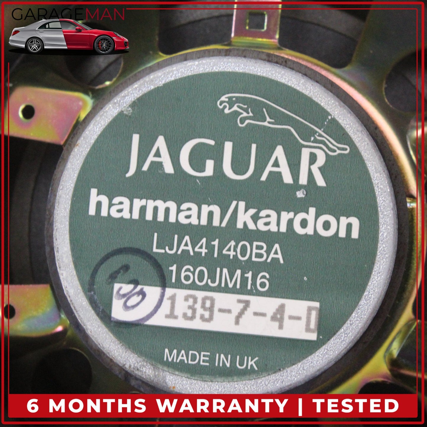 1997-2006 Jaguar XK8 Front Left and Right Side Door Audio Speaker LJA4140BA OEM