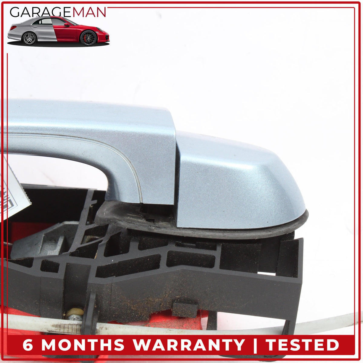 2012-2018 BMW 320i Front Right Exterior Door Handle Liquid Blue Metallic OEM