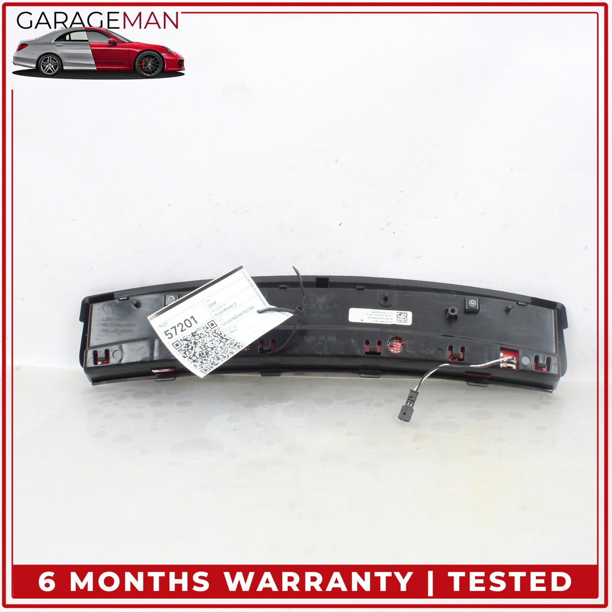 2017-2023 Tesla Model 3 Rear Upper 3rd Third Stop Brake Light 107740500F OEM