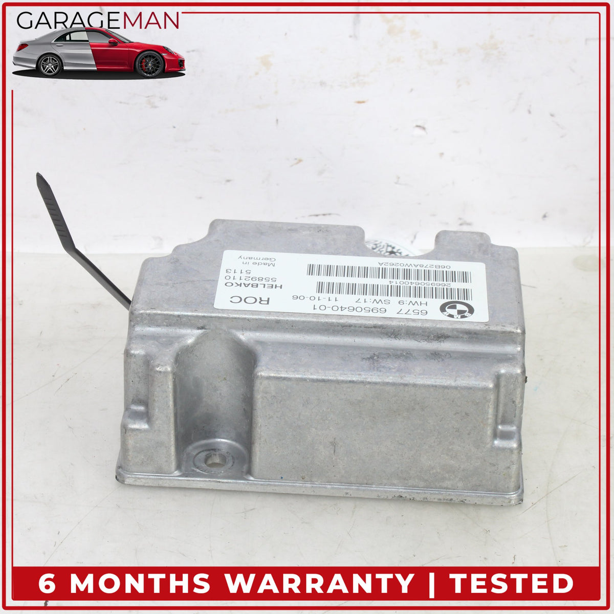 2004-2010 BMW 650i E64 Convertible Folding Top ROC Rollover Control Module OEM
