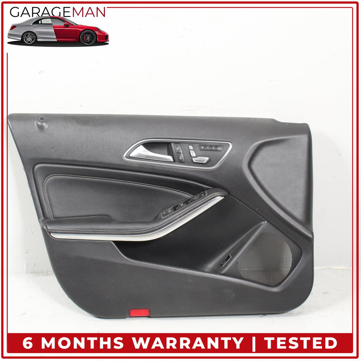 2015-2020 Mercedes X156 GLA250 Front Left Door Trim Panel w/ Control Switch OEM