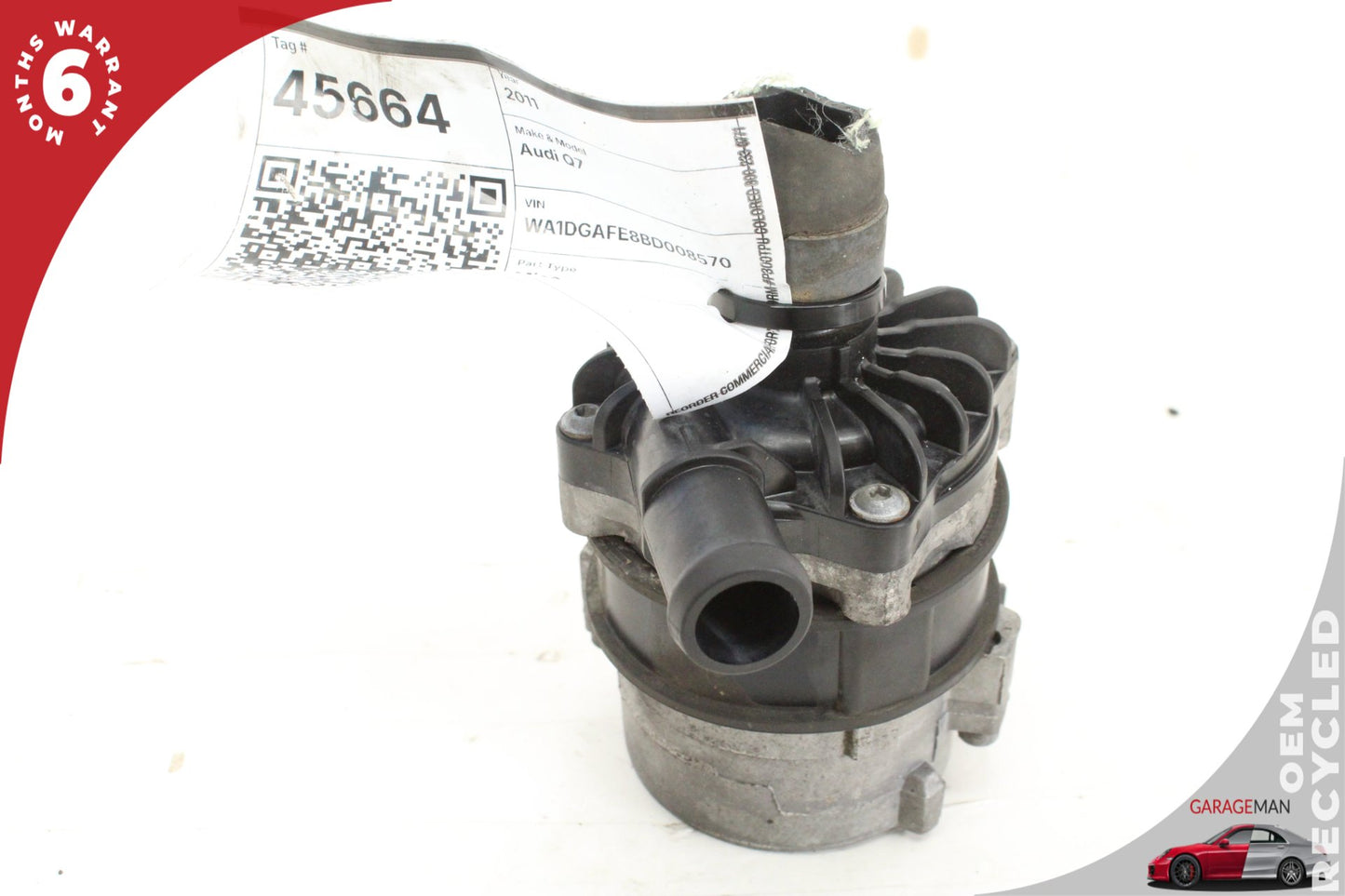 2010-2017 Audi Q7 SQ5 A6 S5 S4 A5 Engine Auxiliary Water Pump 8K0965567 OEM