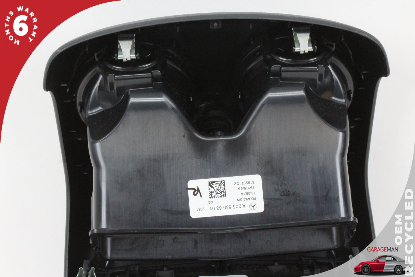 2015-2020 Mercedes W205 C300 C350e Rear Center Console A/C Air Vent Trim OEM